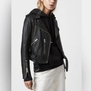 NWOT All Saints Balfern Biker Jacket